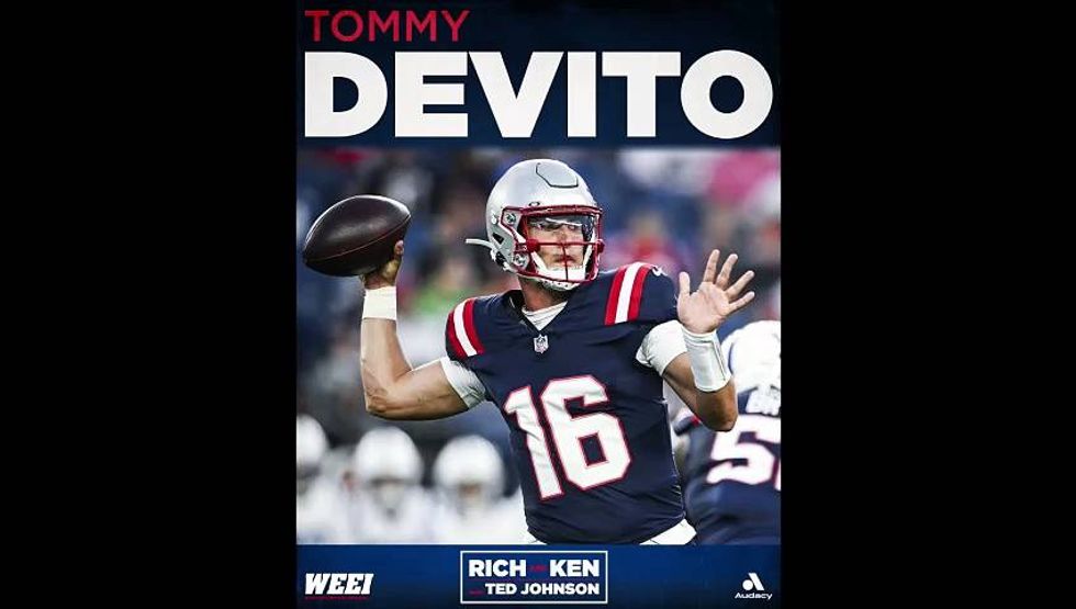 Patriots QB Tommy DeVito joins the show