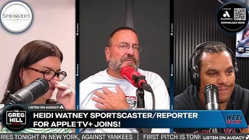 Heidi Watney- Sportscaster/reporter for Apple TV joins live! Red Sox vs. Yankees tonight!