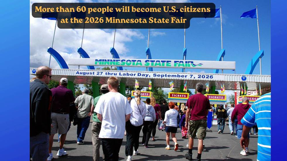 Audacy News: Dozens of people become U.S. citizens each year at the Minnesota State Fair