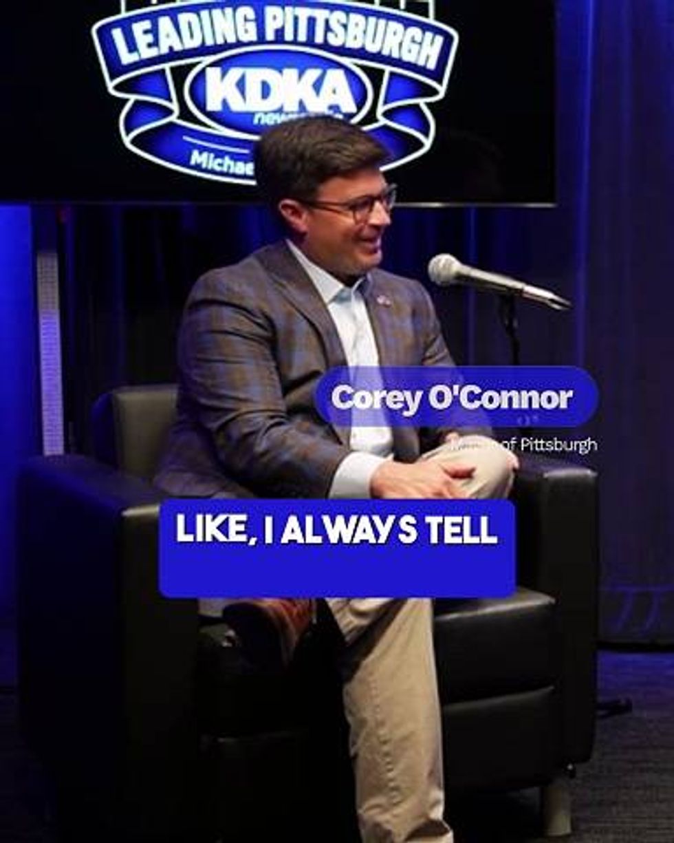 Leading Pittsburgh: Corey O'Connor on his father, Mayor Bob O'Connor
