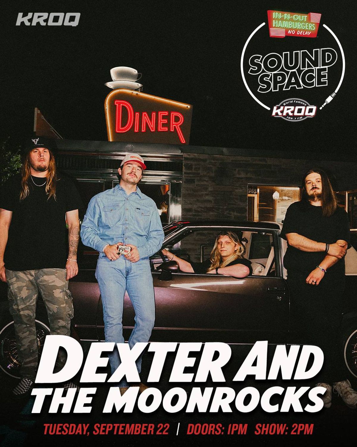 Win tickets to Dexter and the Moonrocks at the In-N-Out Burger Sound Space at KROQ