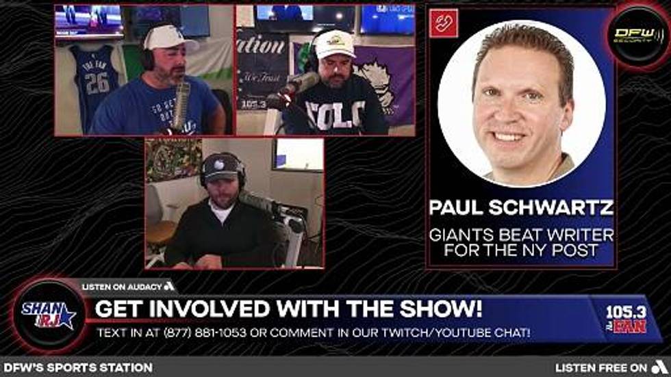 Paul Schwartz Previews The Cowboys Week 1 Matchup Against The Giants | Shan & RJ