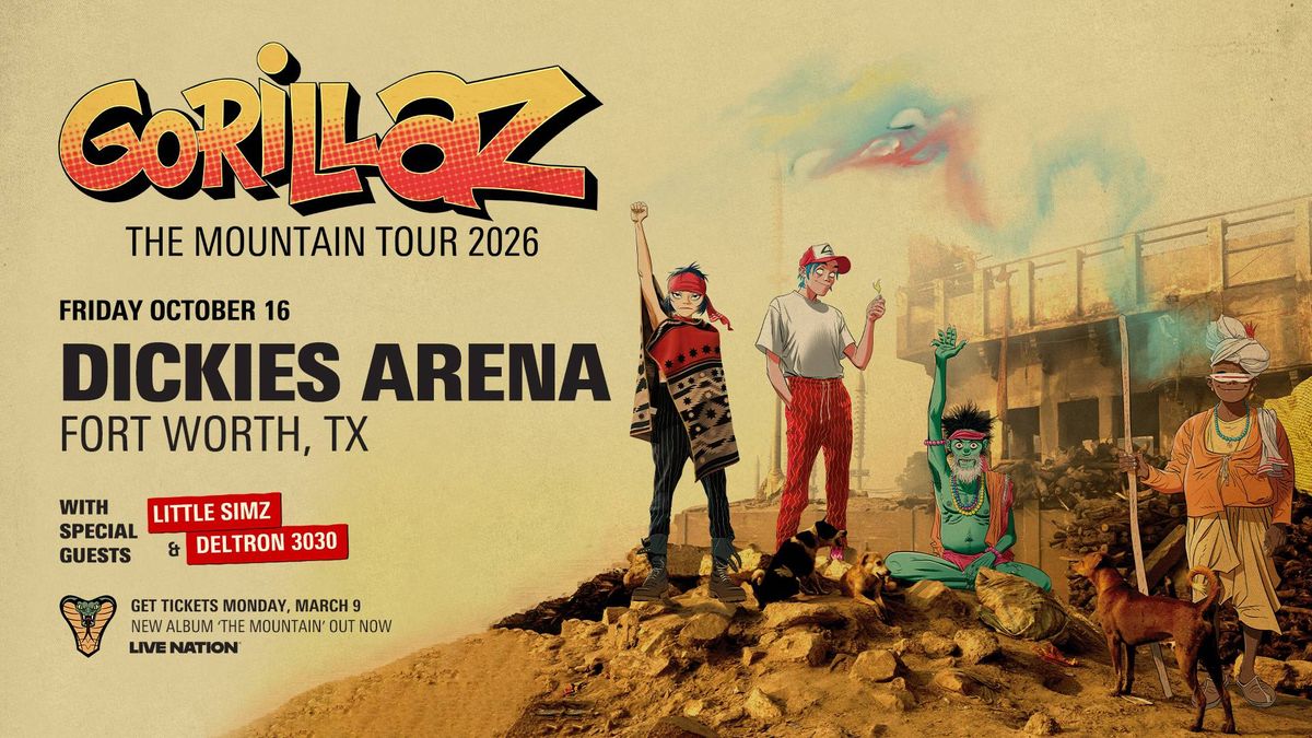 Your chance to win tickets to Gorillaz!