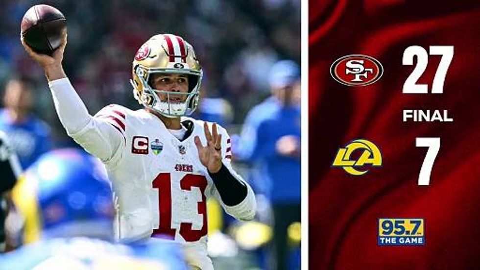 Crossover: 49ers DOMINATE the Rams in Melbourne!