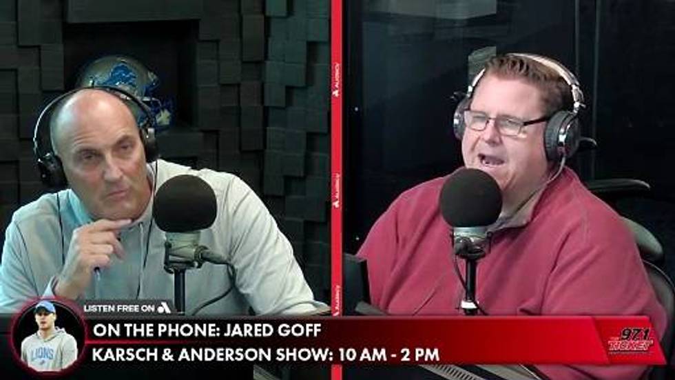 Jared Goff Calls In To Talk Win Over Saints And Preview Bills Matchup | Karsch and Anderson