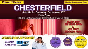 Join Amanda at Planet Fitness in Chesterfield Township!