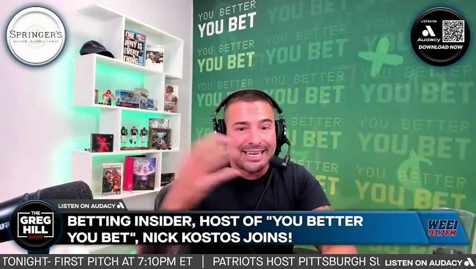 "I Think the Patriots Are Going to Win Sunday" Bet Insider Nick Kostos LIVE! GHS