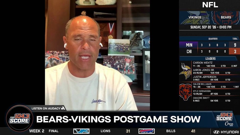 Bears lose game to Vikings, Caleb Williams to injury