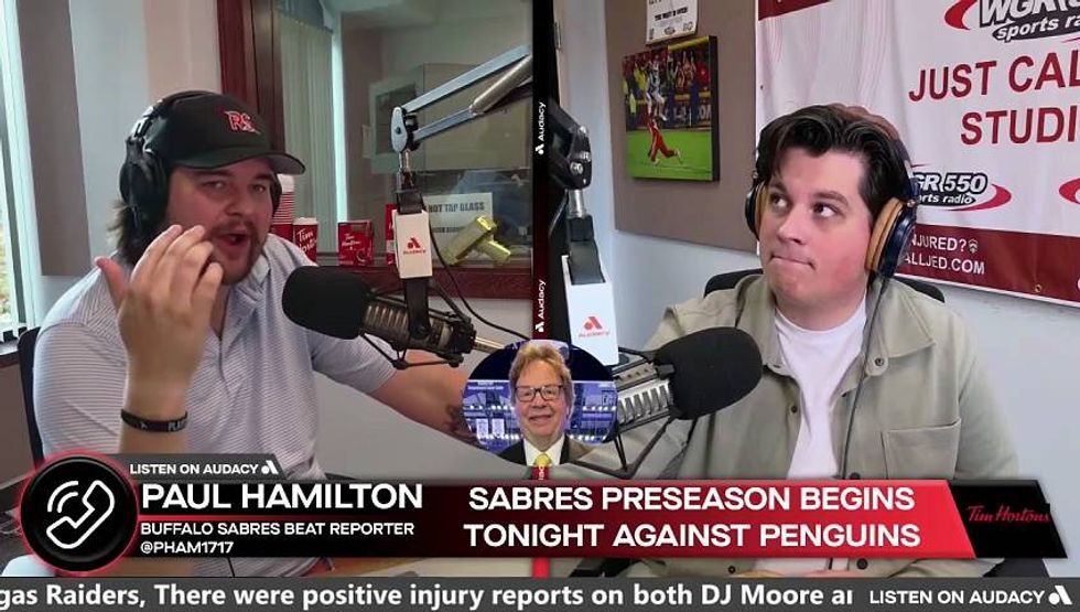 Paul Hamilton Getting Us Ready For The Sabres First Preseason Game