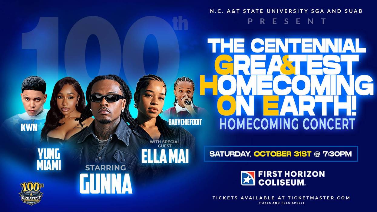 2026 Aggie Homecoming Concert: starring Gunna with special guests Ella Mai, Yung Miami, KWN and BabyChiefDoit
