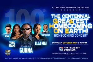 2026 Aggie Homecoming Concert: starring Gunna with special guests Ella Mai, Yung Miami, KWN and BabyChiefDoit