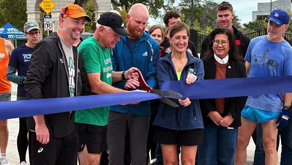 Audacy News: Gov. Tim Walz celebrates reopening of John Ireland Bridge