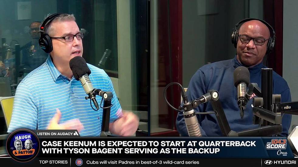 Could Bears have a quick hook for Case Keenum?