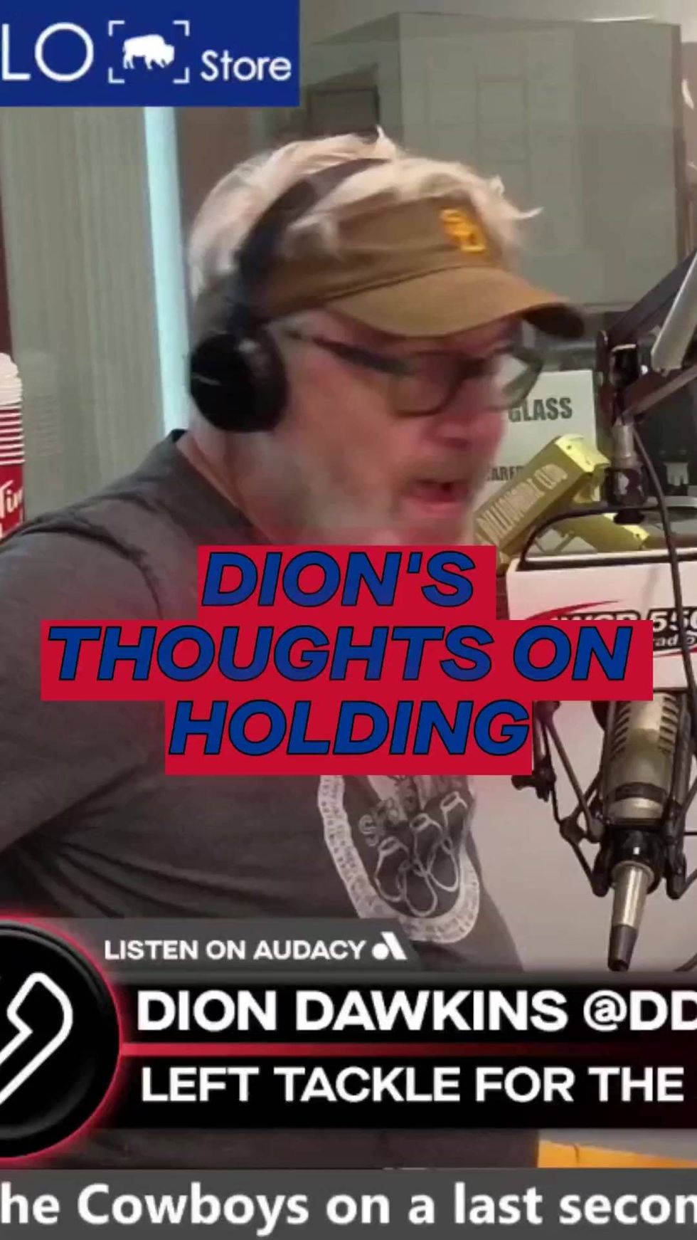 Dion Dawkins Thoughts on holding calls in the NFL