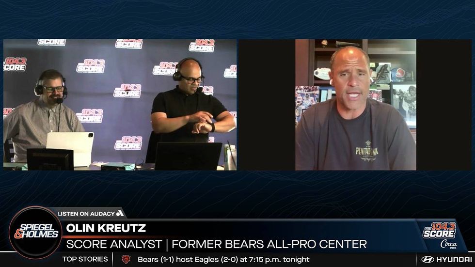 Olin Kreutz explains Bears' formula to beat Eagles
