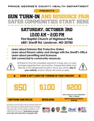 Gun Turn-in & Resource Fair