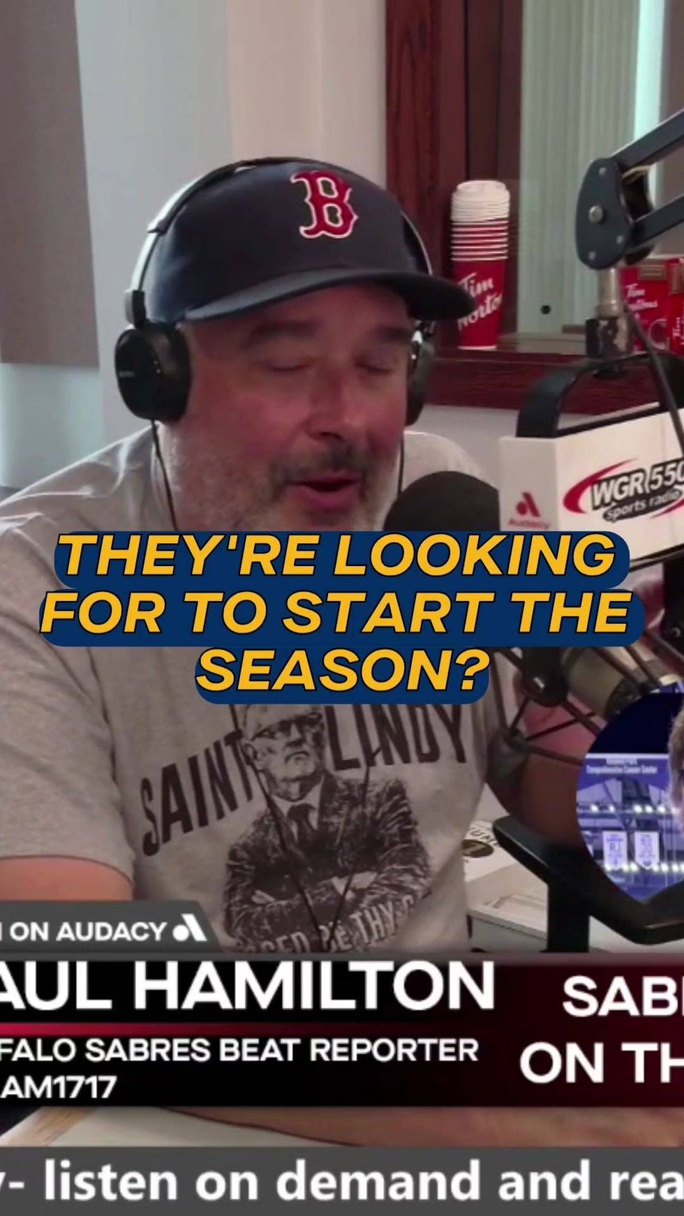 Target on the Sabres back