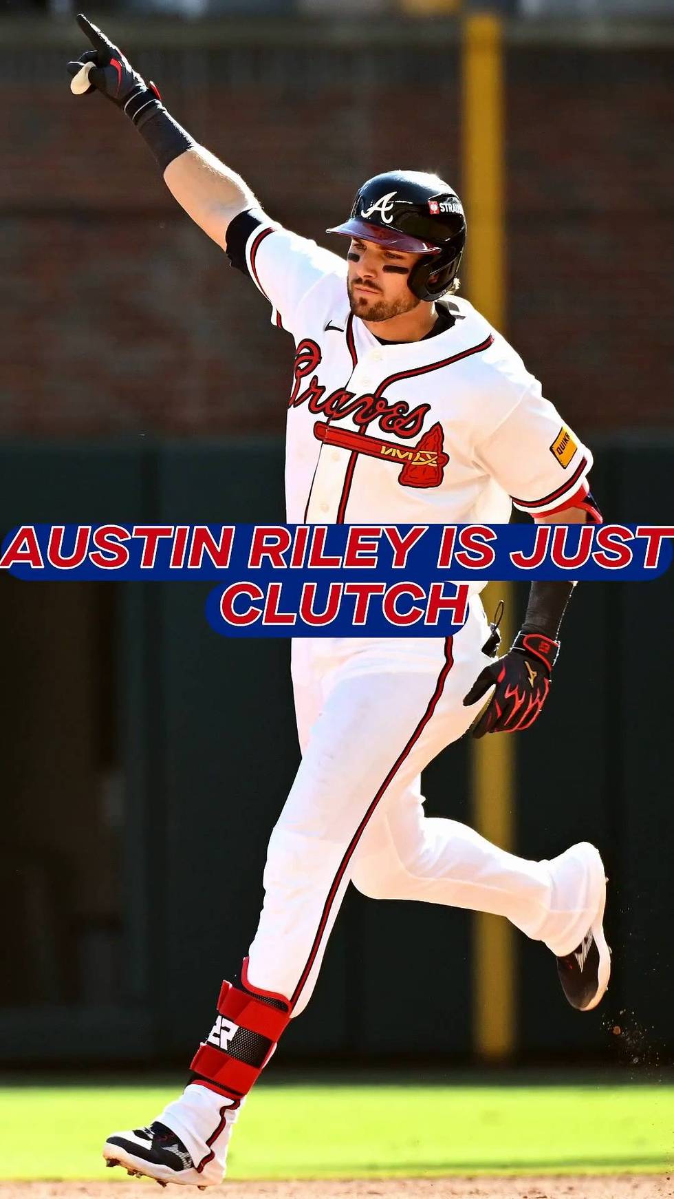 Struggles or not Austin Riley is just clutch