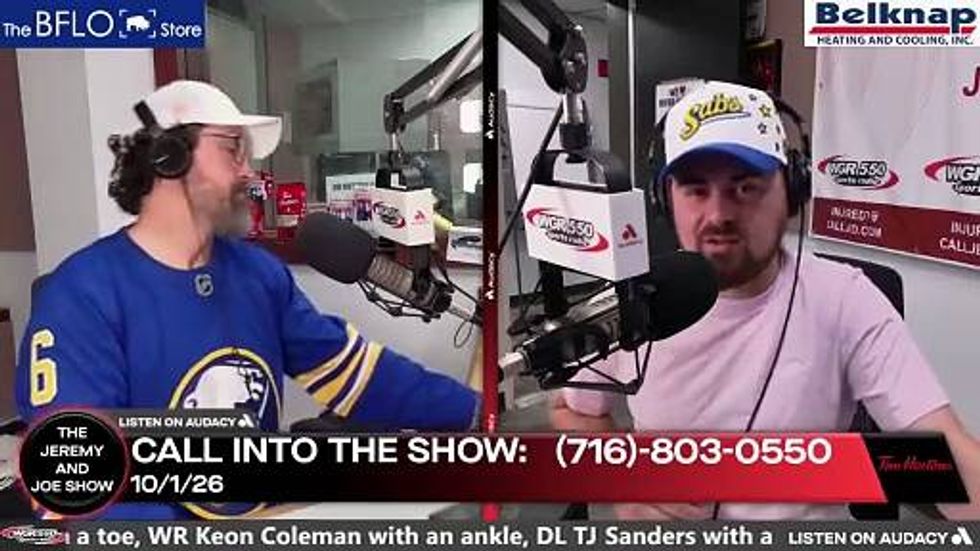 Sabres season opens TONIGHT! How are YOU feeling? | The Jeremy and Joe Show