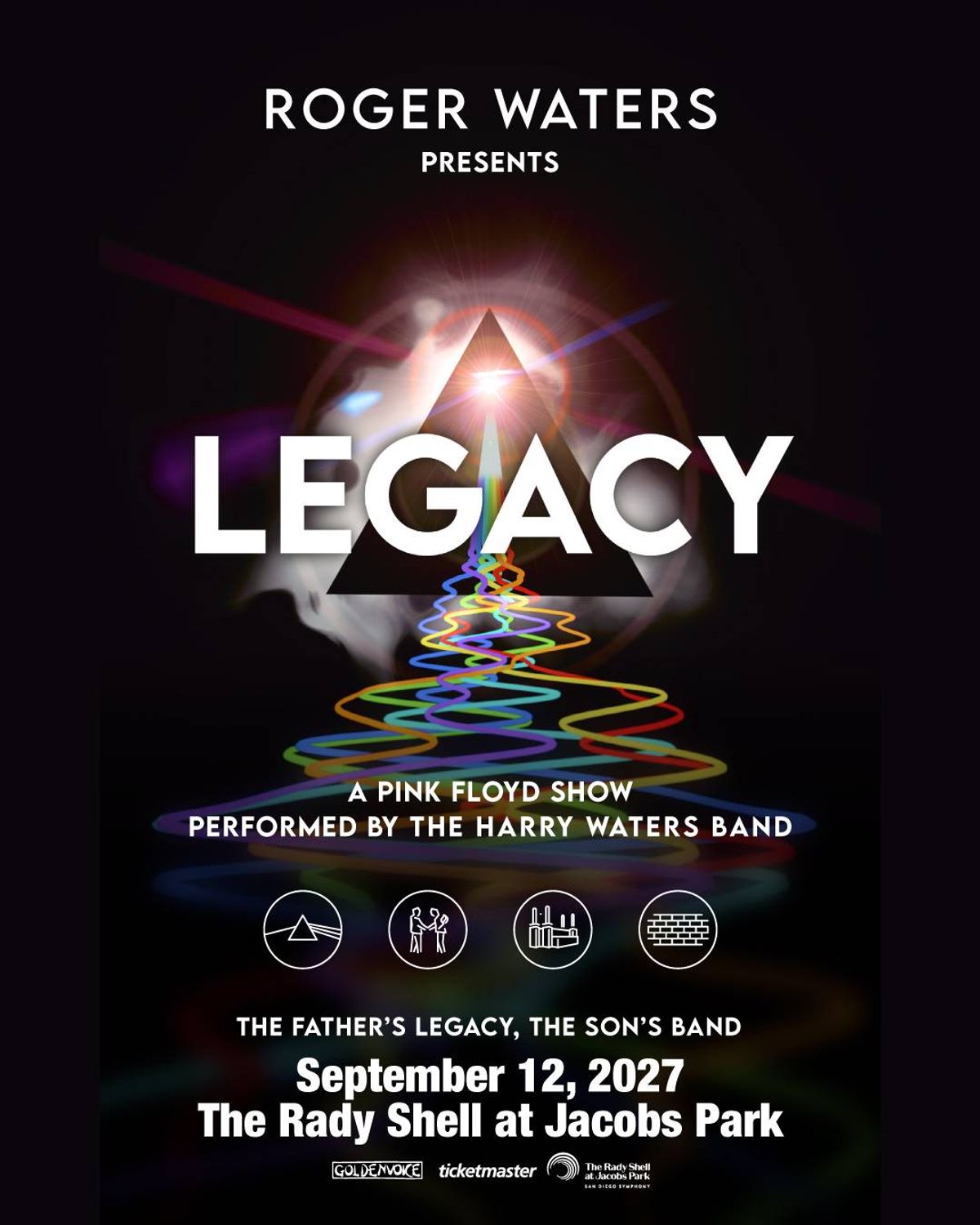 Win tickets to Roger Waters Presents Legacy - A Pink Floyd Show