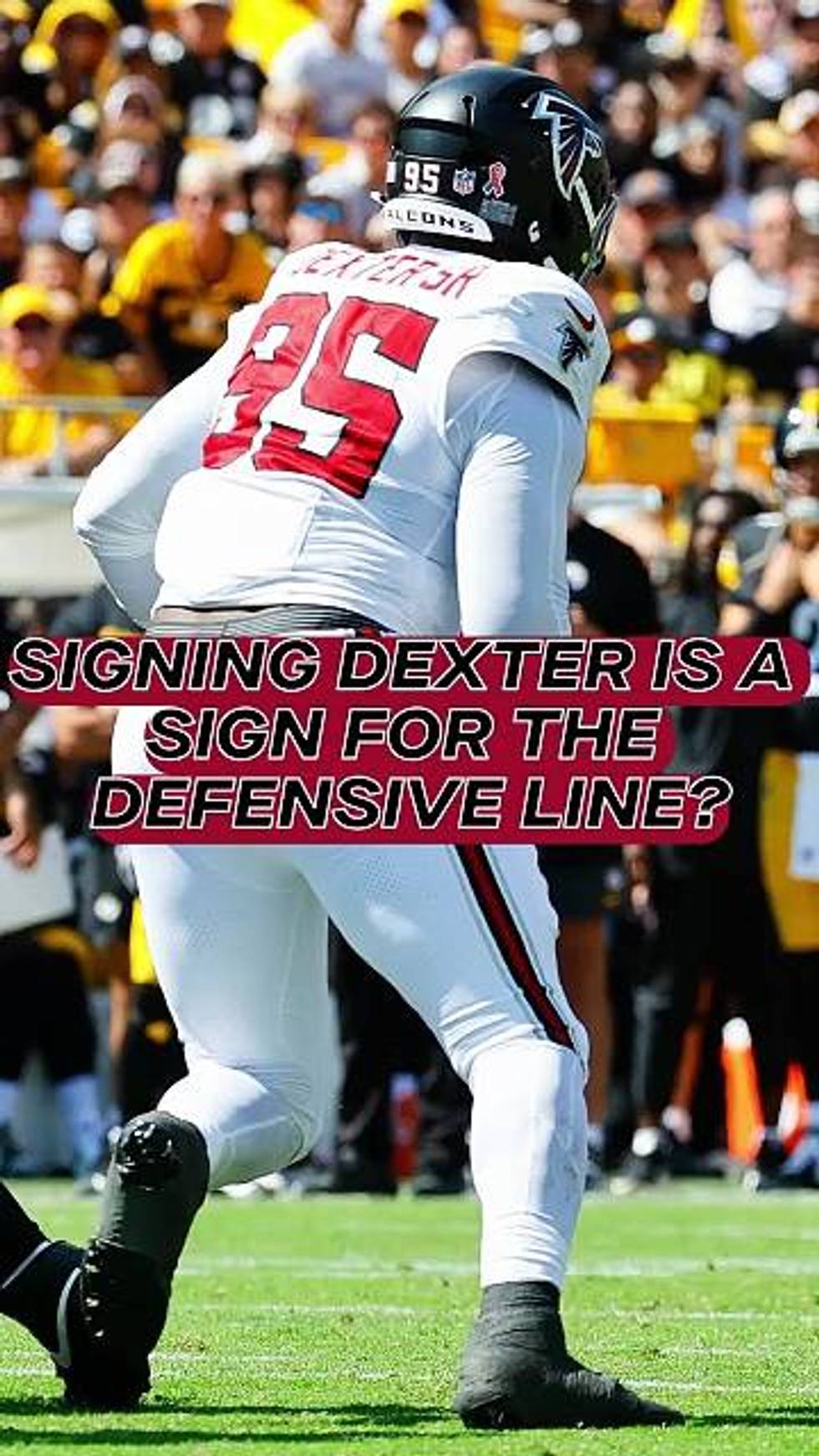 Cropped Gervon Dexter's extension is a sign that the Falcons want to secure their defensive line?
