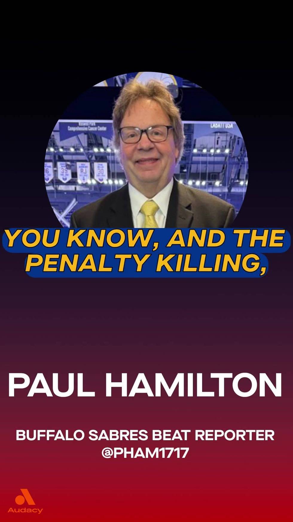 Paul's thoughts on the Sabres' penalty kill