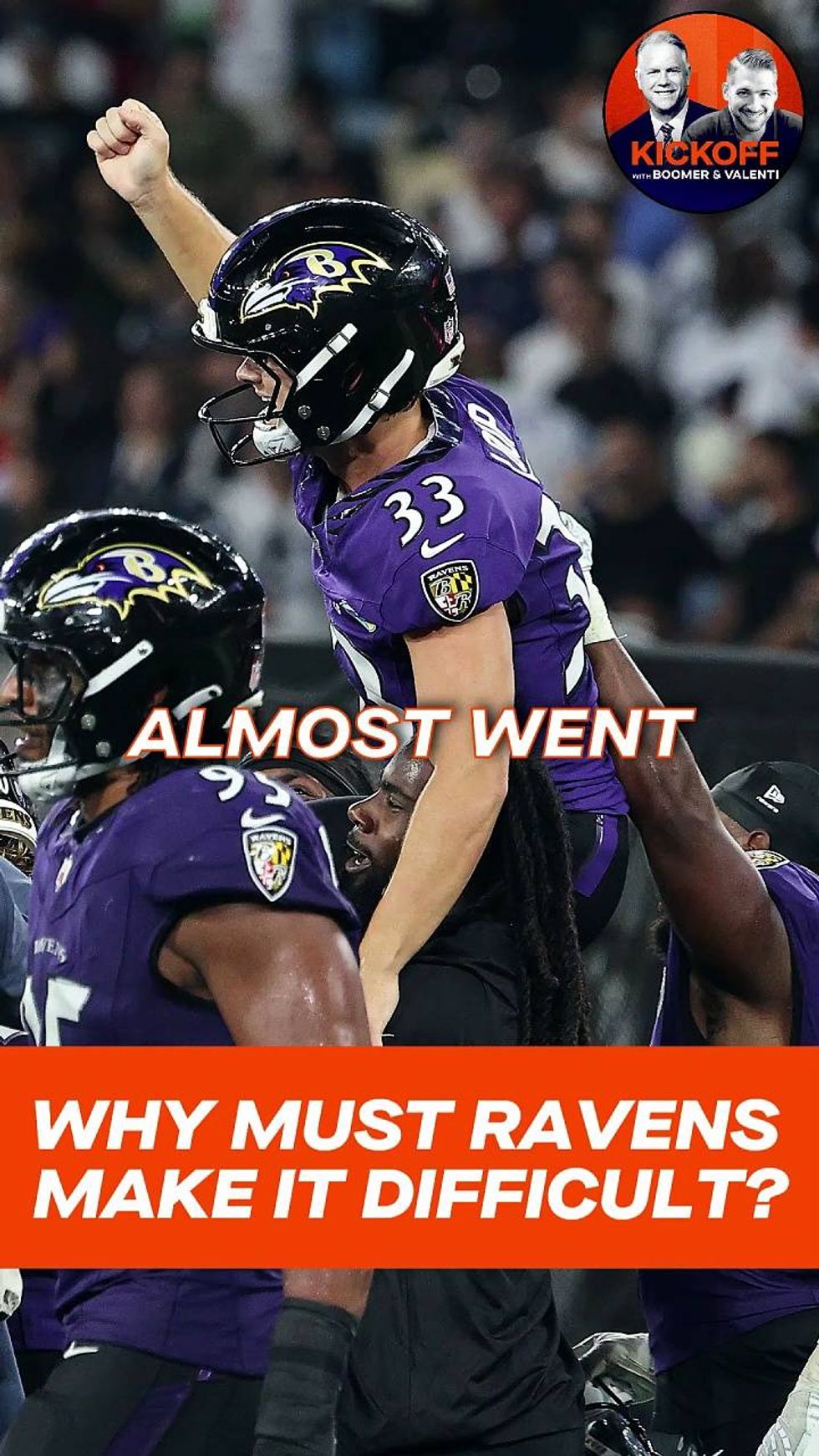 Why must Ravens make it difficult?