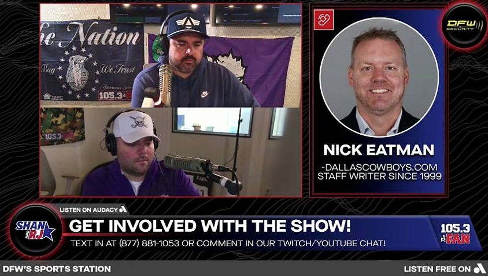 Nick Eatman On Cowboys/Texans, CeeDee Lamb’s Huge Day & More | Shan & RJ