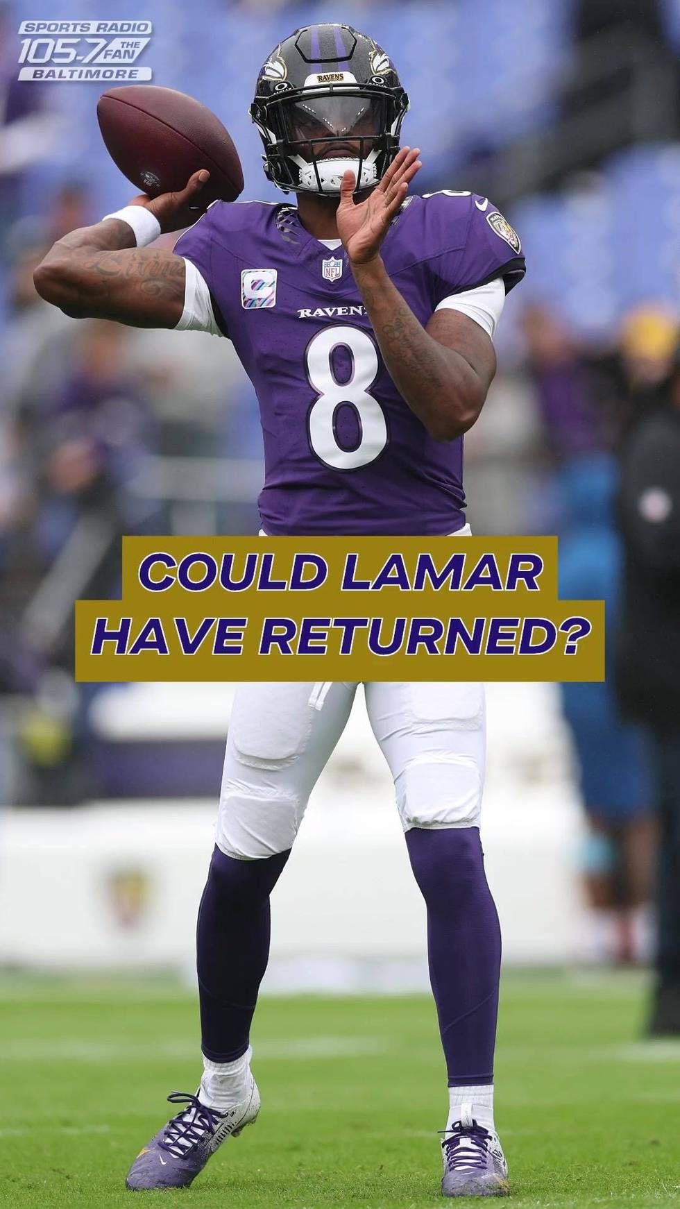 Could Lamar Jackson Have Returned If They Needed Him?