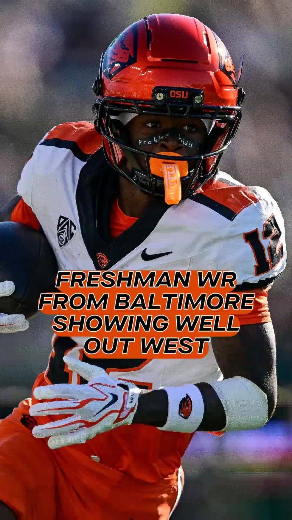 Freshman WR From Baltimore Killing It For Oregon State