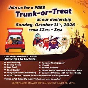 Trunk or Treat con DJ Xplosive 10/11