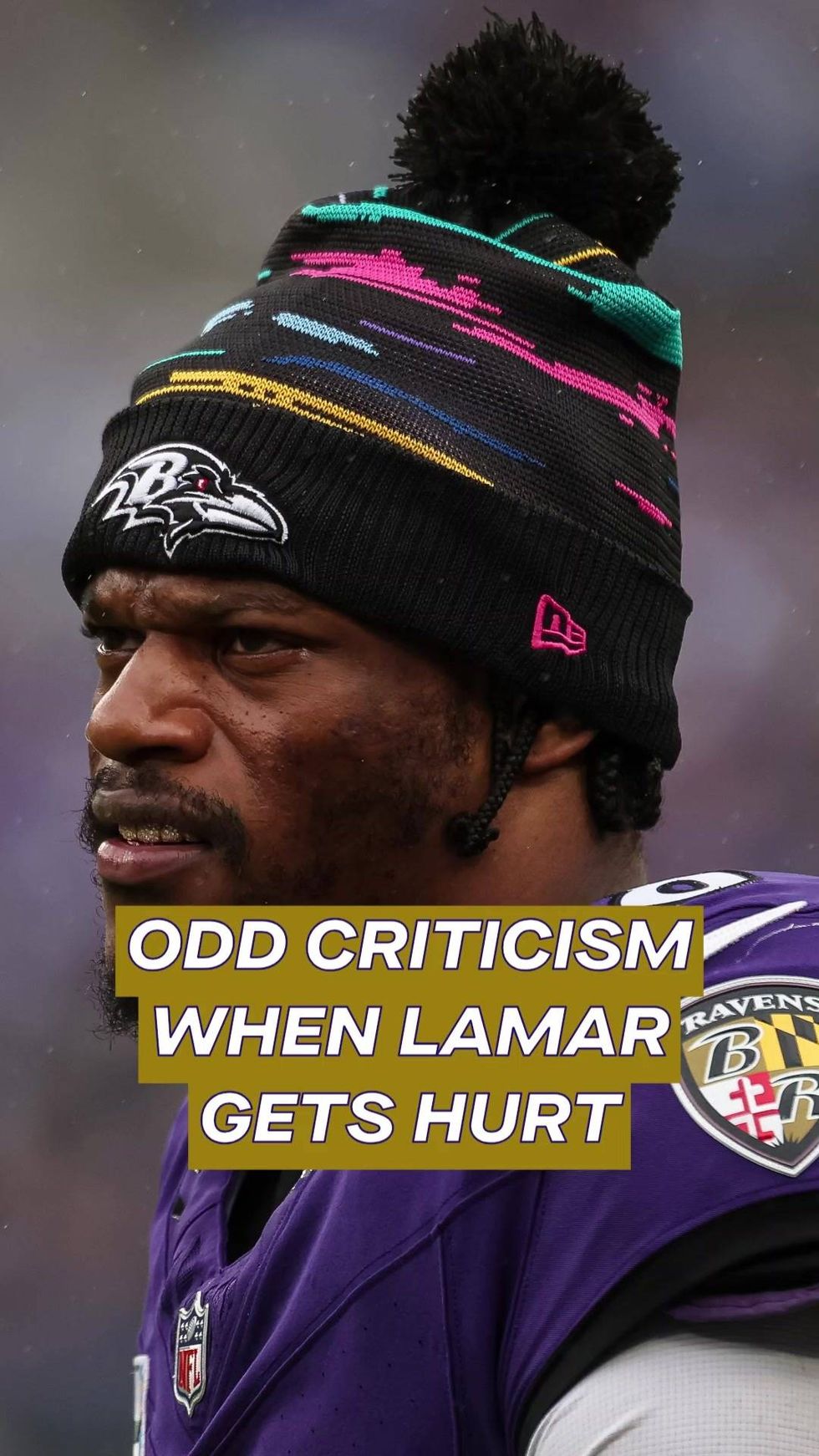 Why the Criticism For Lamar When He Gets Hurt?