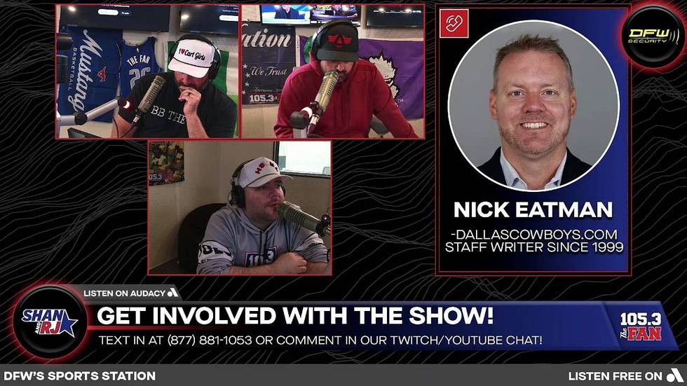 Nick Eatman On Jerry Jones, The Bucs Matchup, Tyler Smith, Game Picks & More | Shan & RJ