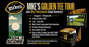 Mike's Golden Tee Tour at Sluggers!