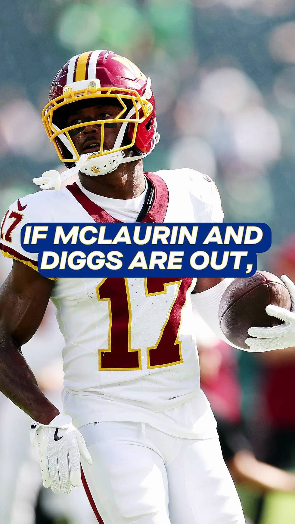 Washington’s receiving corps faces a major test