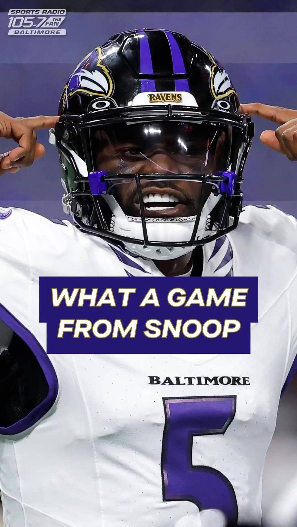 Snoop Was as Good as We Could’ve Hoped for in Ravens Win