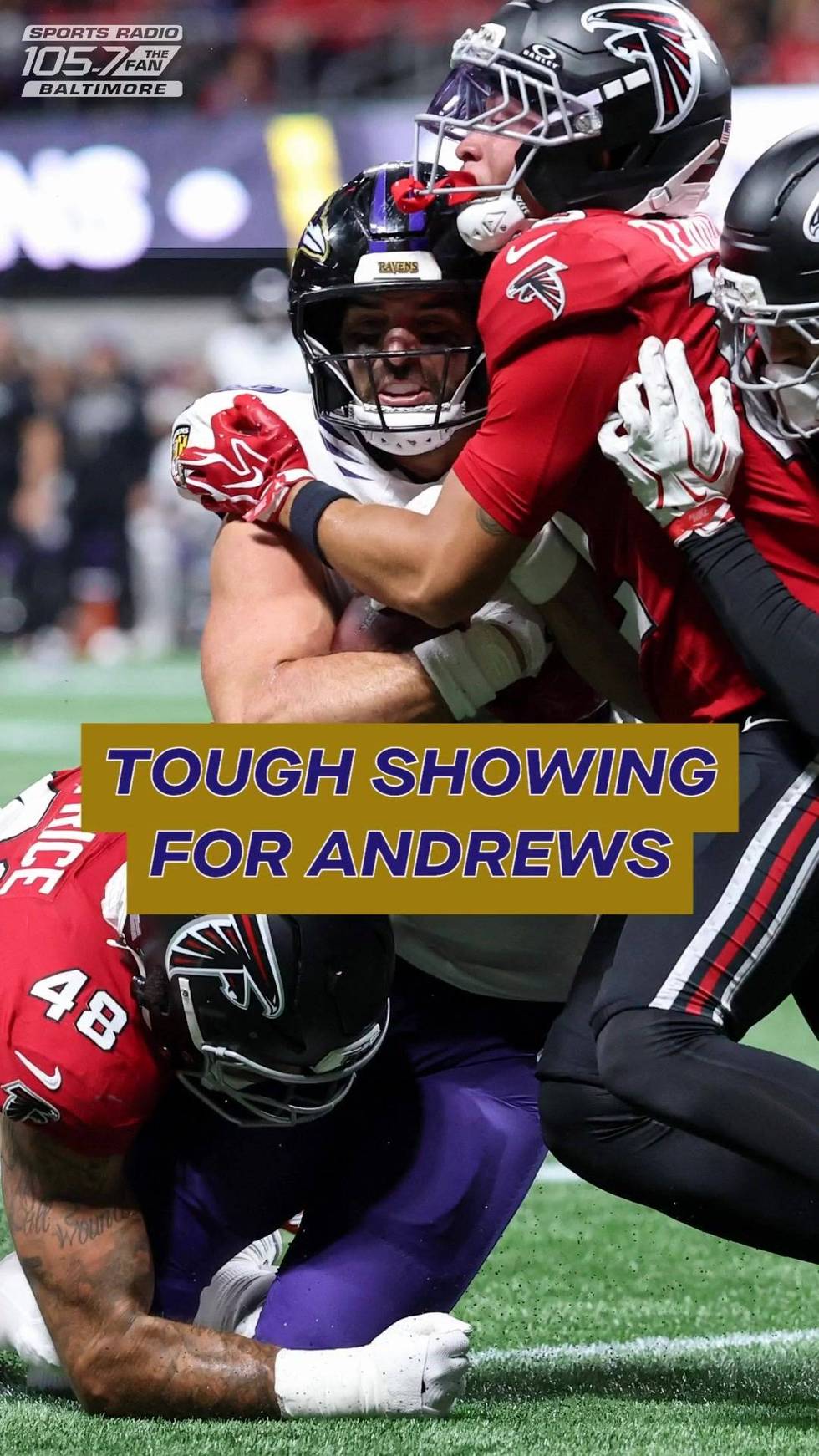Mark Andrews’ Mistakes Cost the Ravens 16 Points