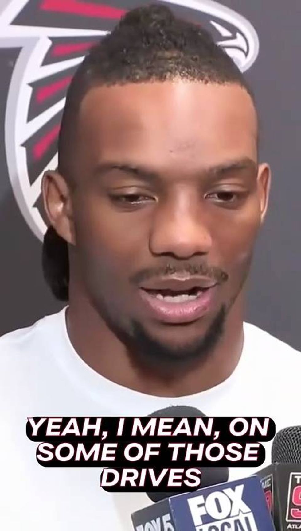 Bijan on trying to score in the red zone