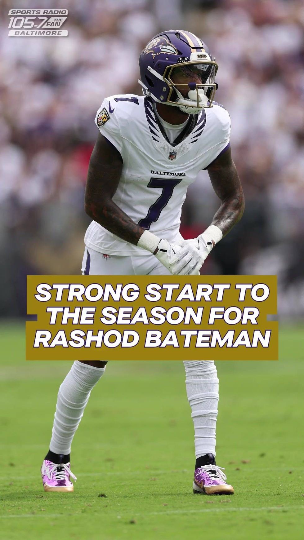 Strong Start to the Season For Rashod Bateman