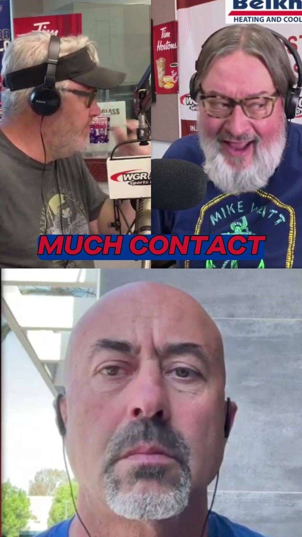 Sal Capaccio joined the show and shared his thoughts on Josh Allen's mindset while running the ball and why he decides to run through people instead of sliding.