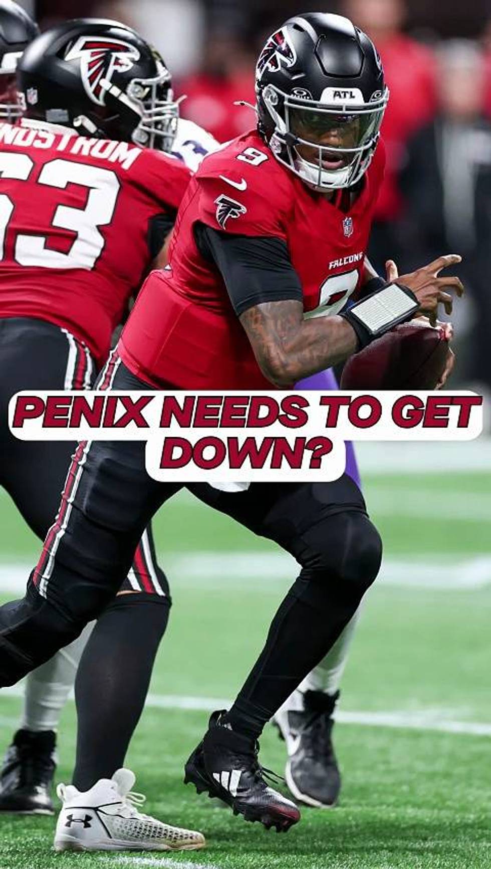 Does Michael Penix need to get down?