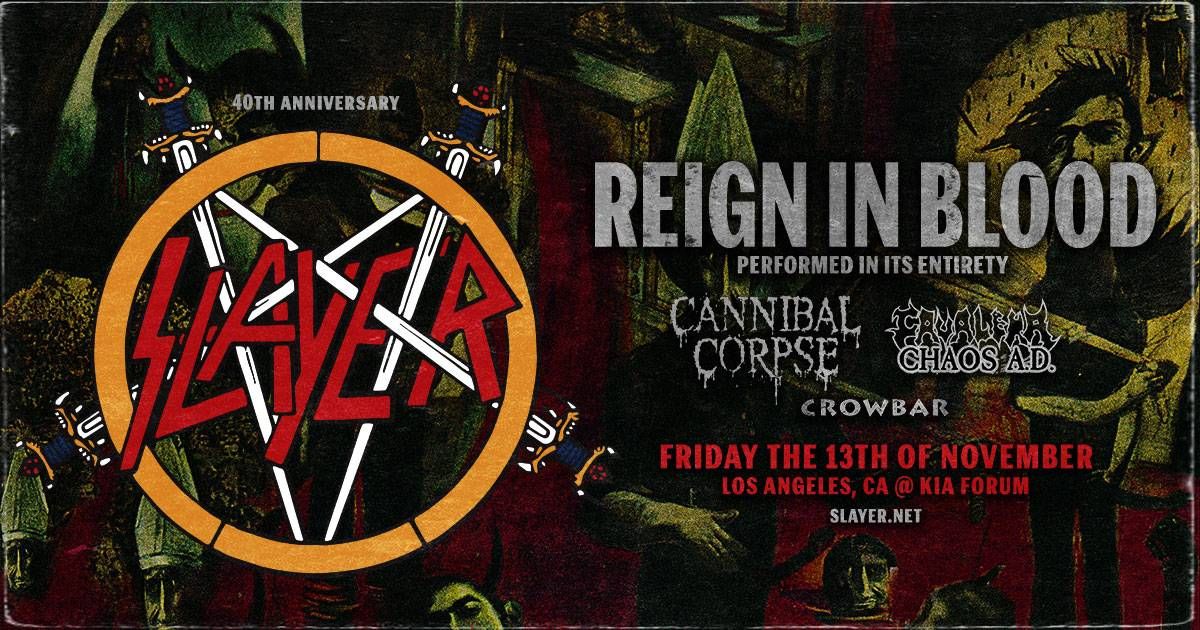 Slayer Tickets
