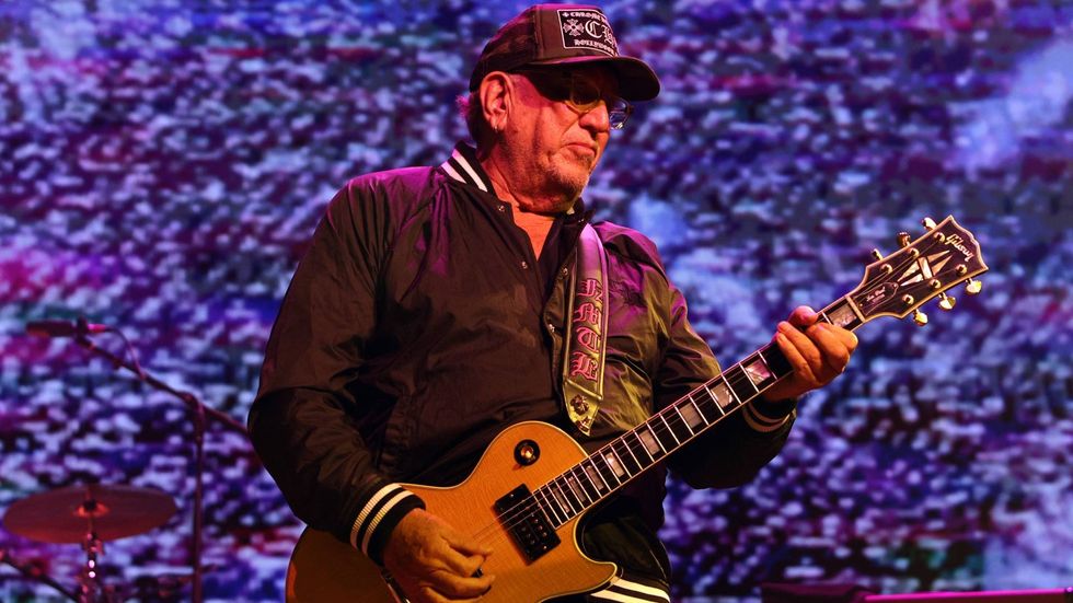 Steve Jones on the Sex Pistols tour