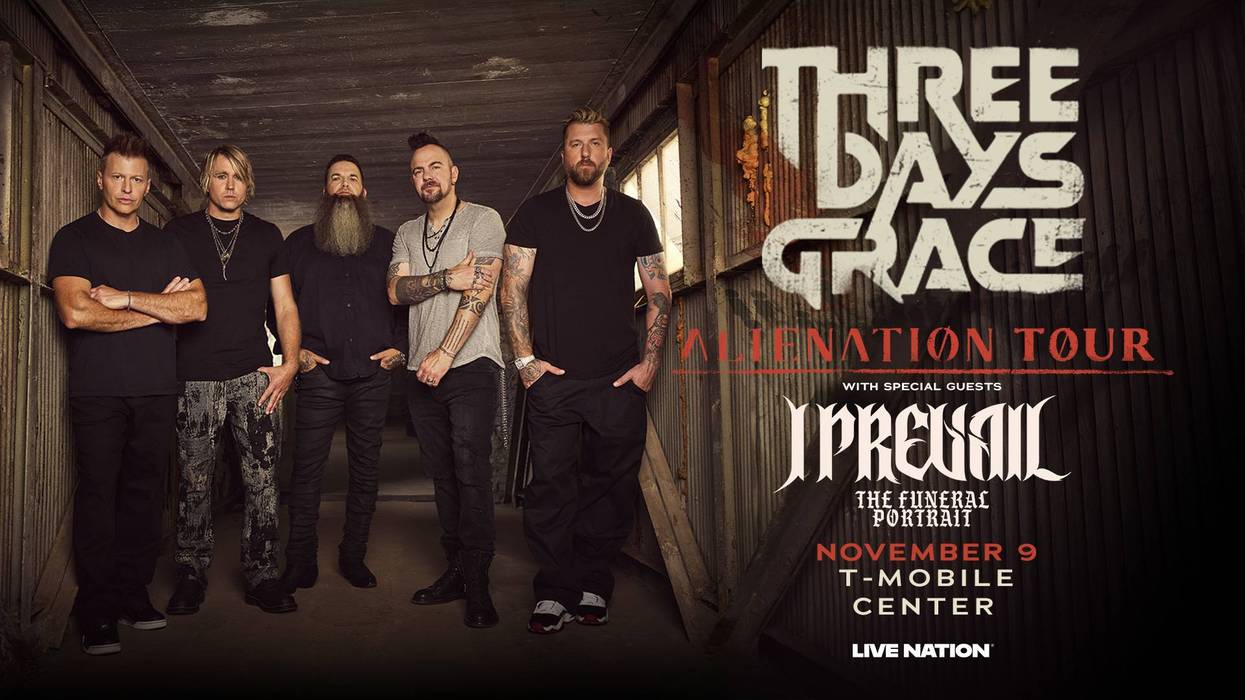 Text in for a chance to win tickets to Three Days Grace!