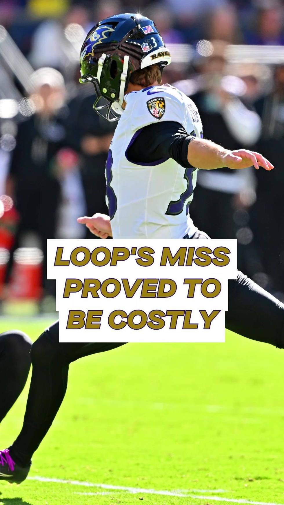 Tyler Loop's Miss Proved to Be Costly For the Ravens
