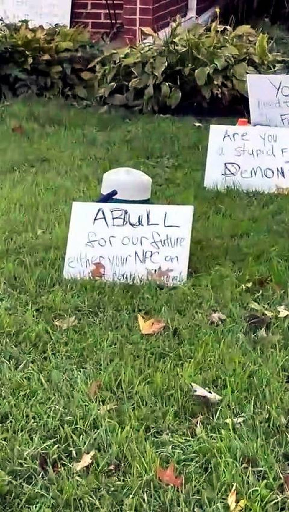 Neighbors upset about vulgar yard signs in St. Clair Shores