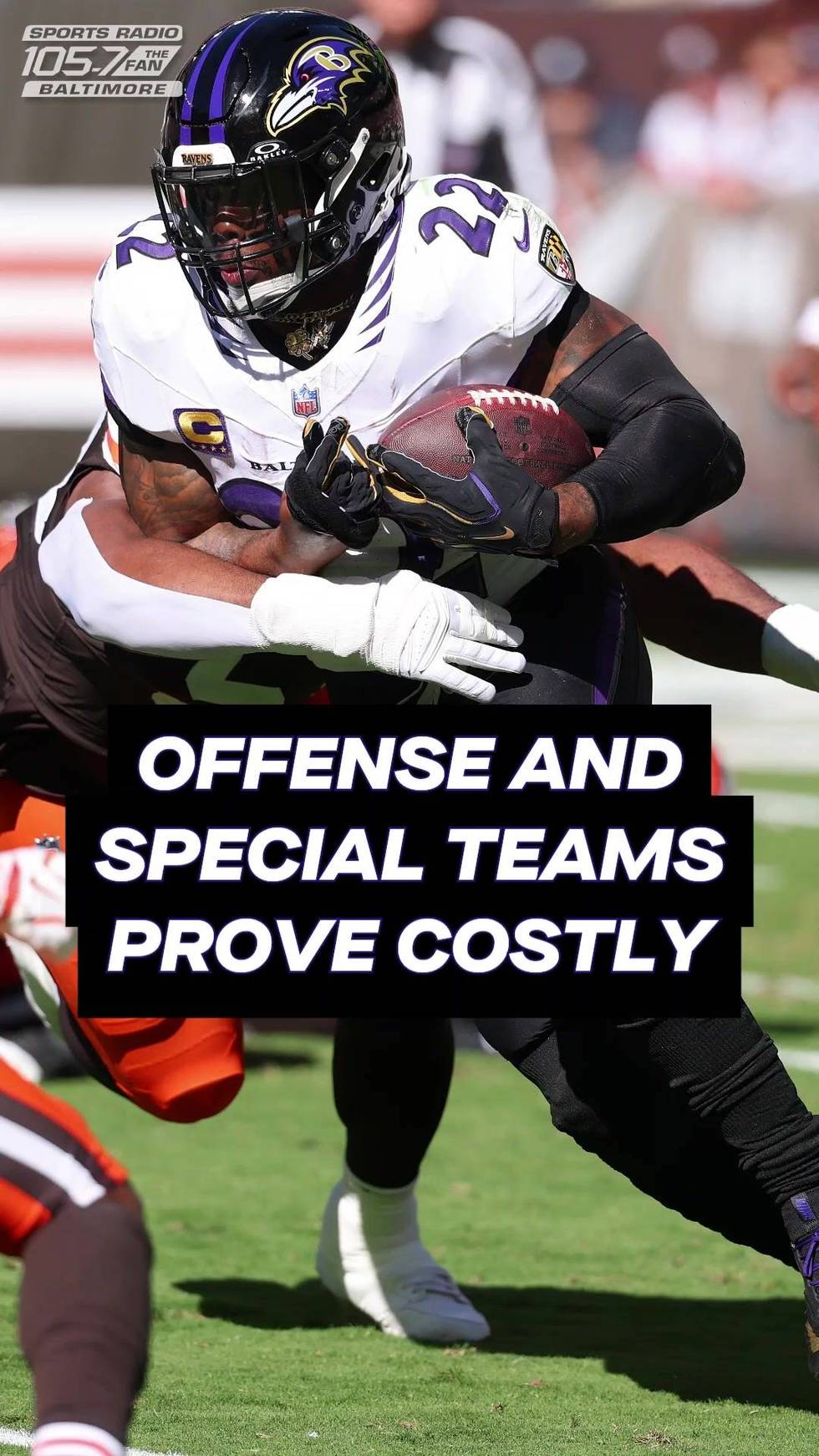 Fumble and Missed Kick Cost Ravens in Cleveland