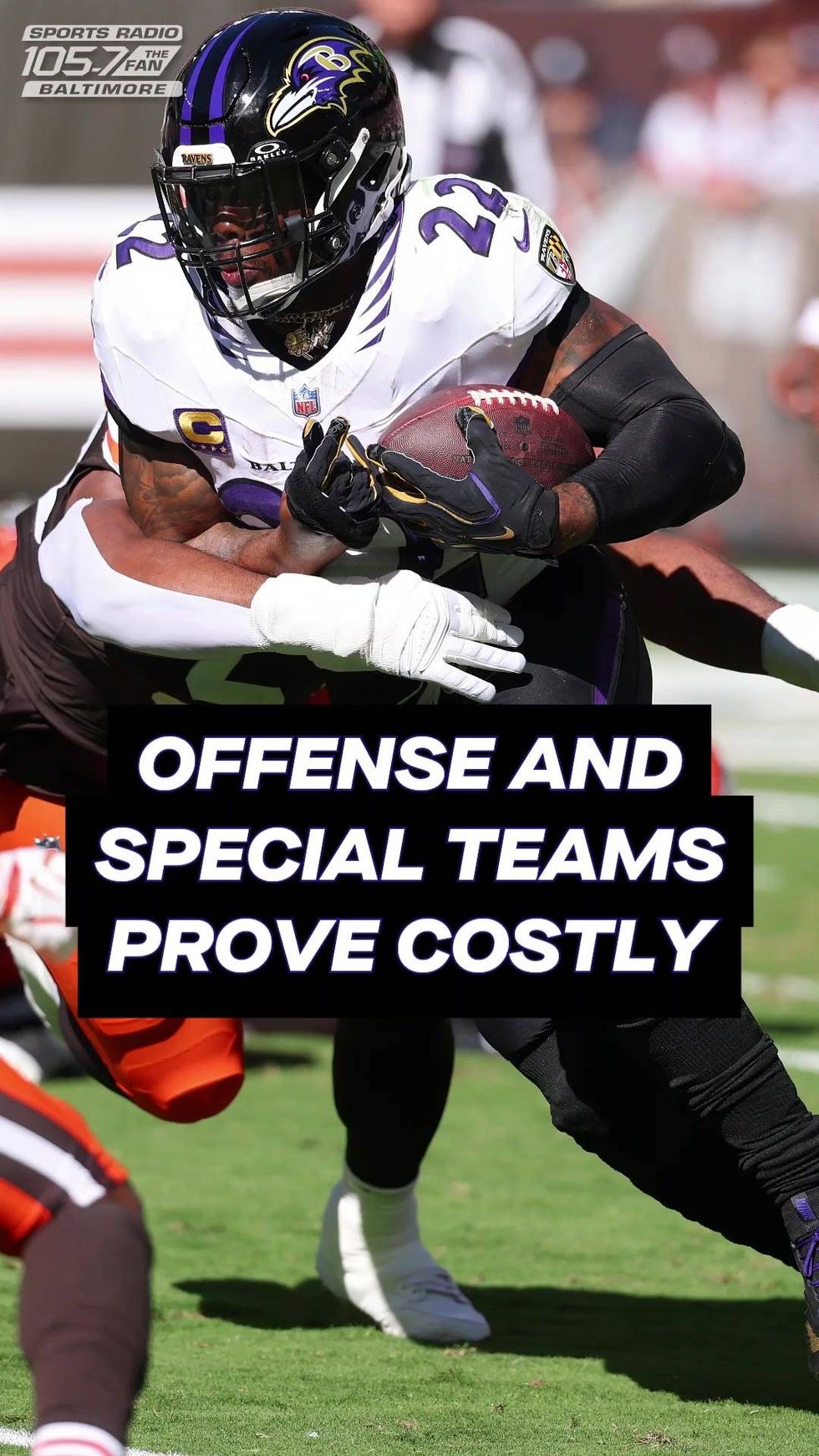 Fumble and Missed Kick Cost Ravens in Cleveland
