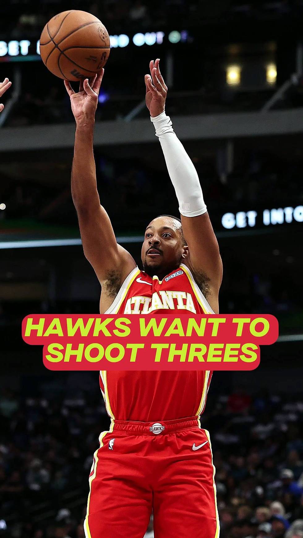 The Hawks will be a three-point shooting team