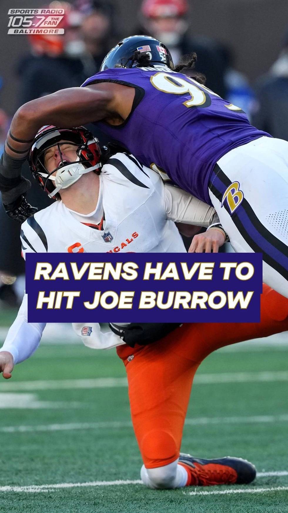 The Ravens Have to Hit Joe Burrow In This One